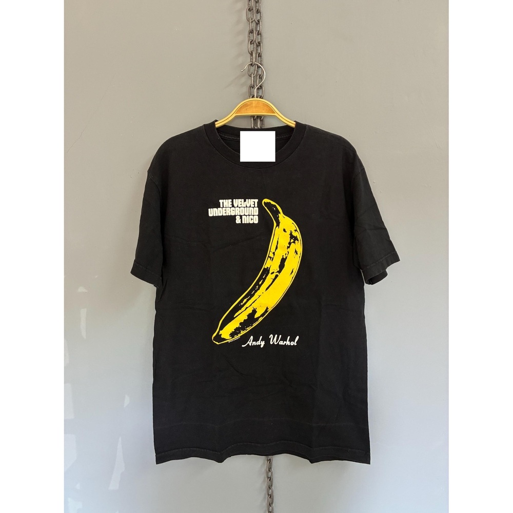 Y2K The Velvet Underground & Nico Andy Warhol Design Rock Band T Shirt